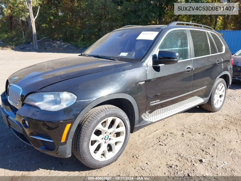 2013 BMW X5 xDrive35I/xDrive35I Premium/xDrive35I Sport Activity VIN: 5UXZV4C53D0E11407 Lot: 40602507