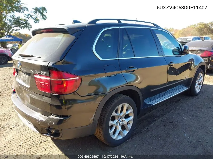 2013 BMW X5 xDrive35I/xDrive35I Premium/xDrive35I Sport Activity VIN: 5UXZV4C53D0E11407 Lot: 40602507