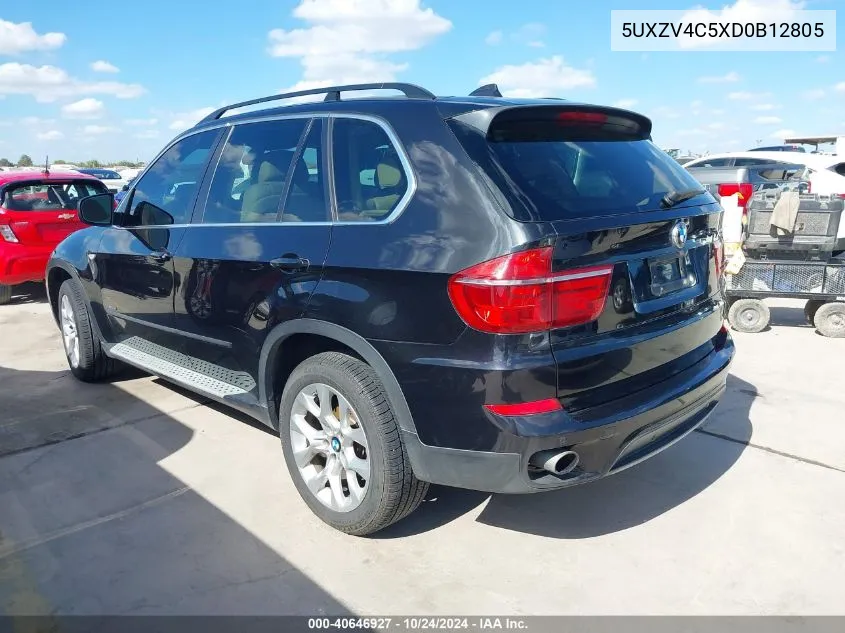 2013 BMW X5 xDrive35I/xDrive35I Premium/xDrive35I Sport Activity VIN: 5UXZV4C5XD0B12805 Lot: 40646927