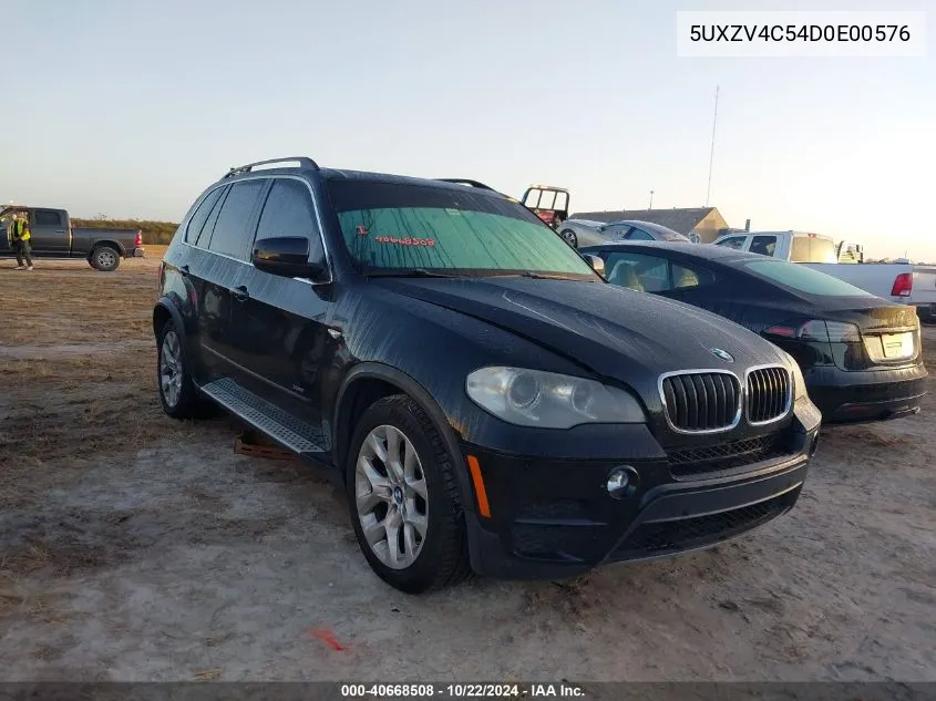 2013 BMW X5 xDrive35I/xDrive35I Premium/xDrive35I Sport Activity VIN: 5UXZV4C54D0E00576 Lot: 40668508