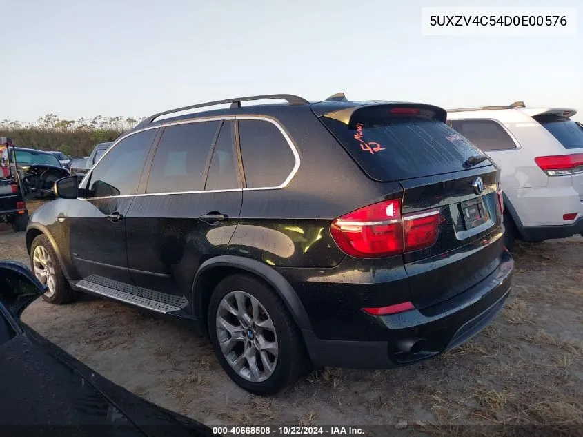 2013 BMW X5 xDrive35I/xDrive35I Premium/xDrive35I Sport Activity VIN: 5UXZV4C54D0E00576 Lot: 40668508