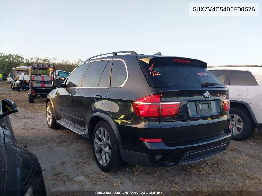 2013 BMW X5 xDrive35I/xDrive35I Premium/xDrive35I Sport Activity VIN: 5UXZV4C54D0E00576 Lot: 40668508