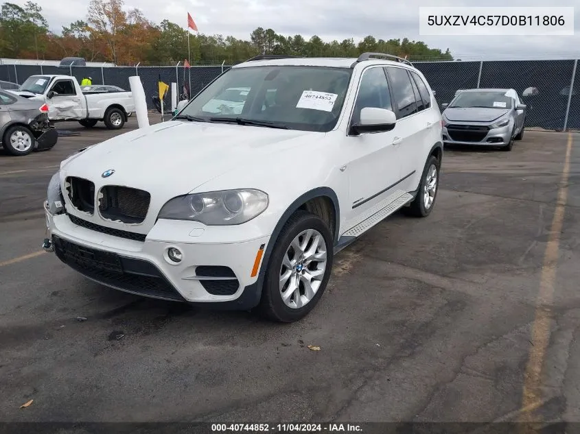 2013 BMW X5 xDrive35I/xDrive35I Premium/xDrive35I Sport Activity VIN: 5UXZV4C57D0B11806 Lot: 40744852