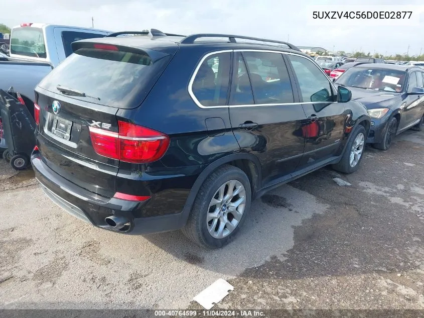 2013 BMW X5 VIN: 5UXZV4C56D0E02877 Lot: 40764599