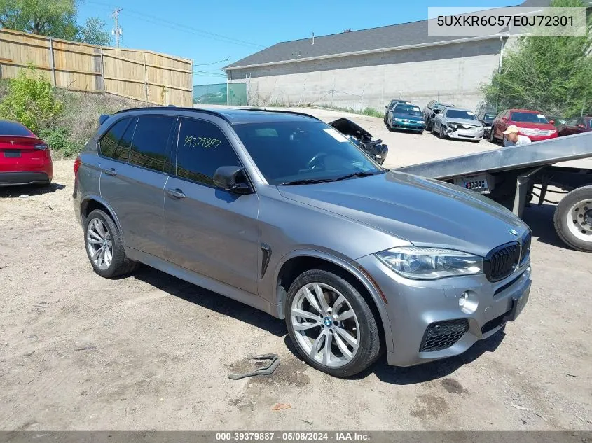 2014 BMW X5 xDrive50I VIN: 5UXKR6C57E0J72301 Lot: 39379887