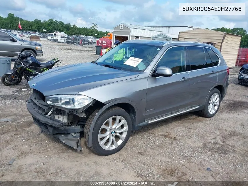 2014 BMW X5 xDrive35I VIN: 5UXKR0C54E0H27768 Lot: 39934080