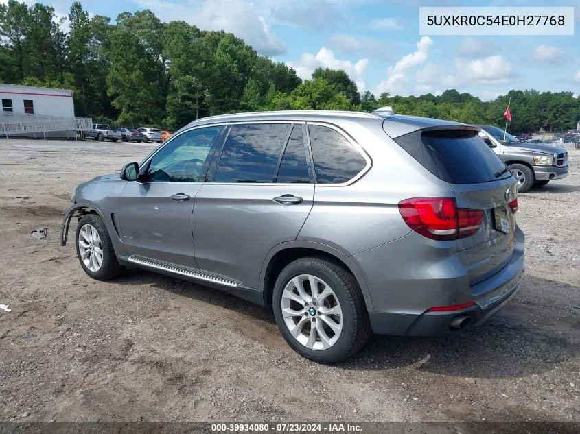 2014 BMW X5 xDrive35I VIN: 5UXKR0C54E0H27768 Lot: 39934080