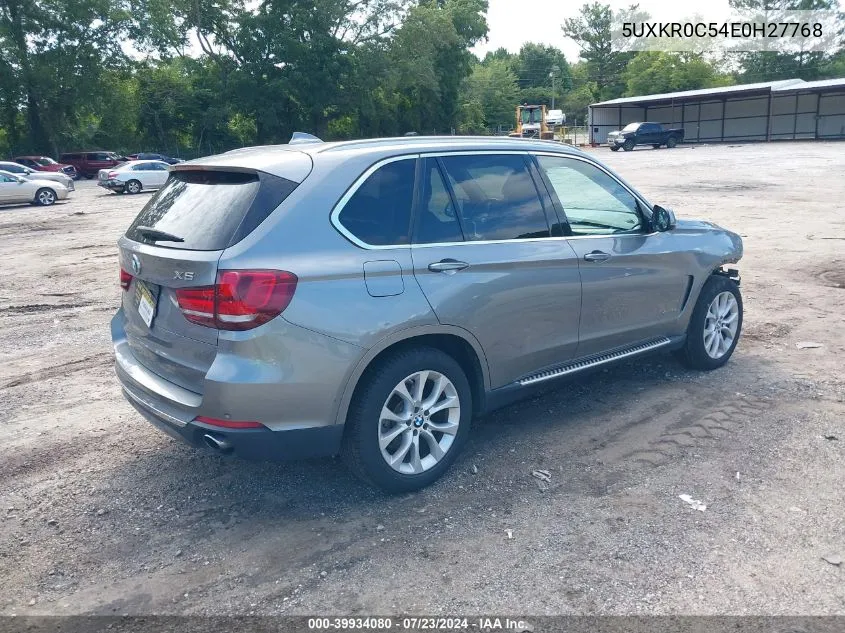 2014 BMW X5 xDrive35I VIN: 5UXKR0C54E0H27768 Lot: 39934080