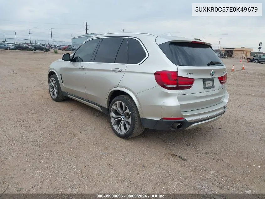 2014 BMW X5 xDrive35I VIN: 5UXKR0C57E0K49679 Lot: 39990696