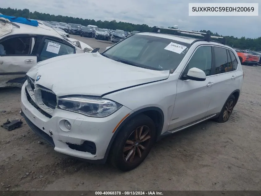 2014 BMW X5 xDrive35I VIN: 5UXKR0C59E0H20069 Lot: 40068378