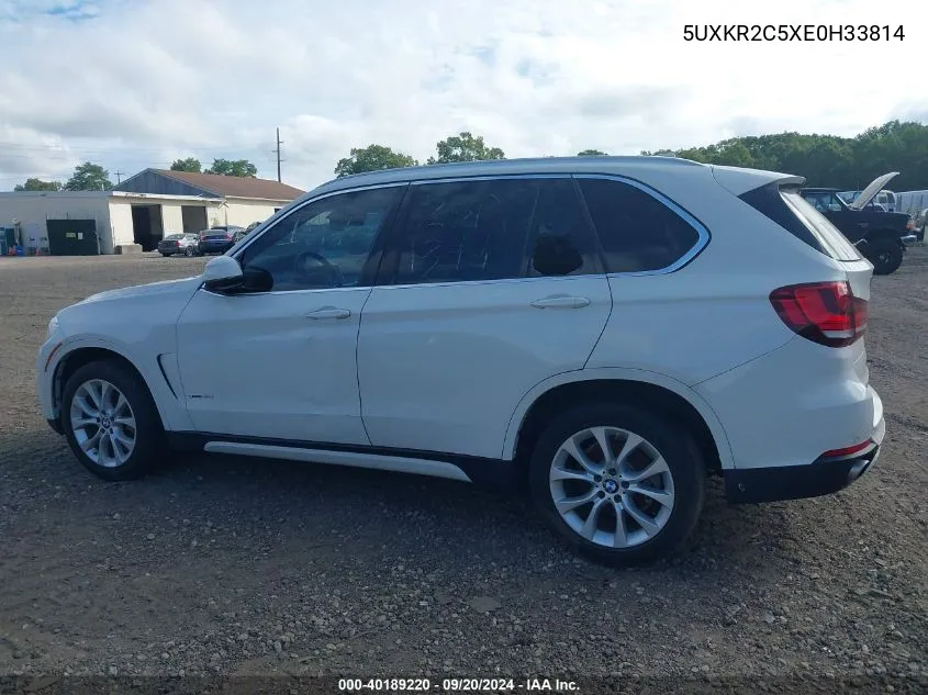 2014 BMW X5 Sdrive35I VIN: 5UXKR2C5XE0H33814 Lot: 40189220