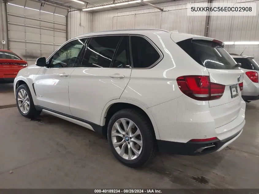 2014 BMW X5 xDrive50I VIN: 5UXKR6C56E0C02908 Lot: 40189234