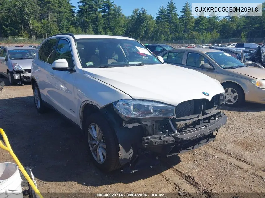 2014 BMW X5 xDrive35I VIN: 5UXKR0C56E0H20918 Lot: 40220714