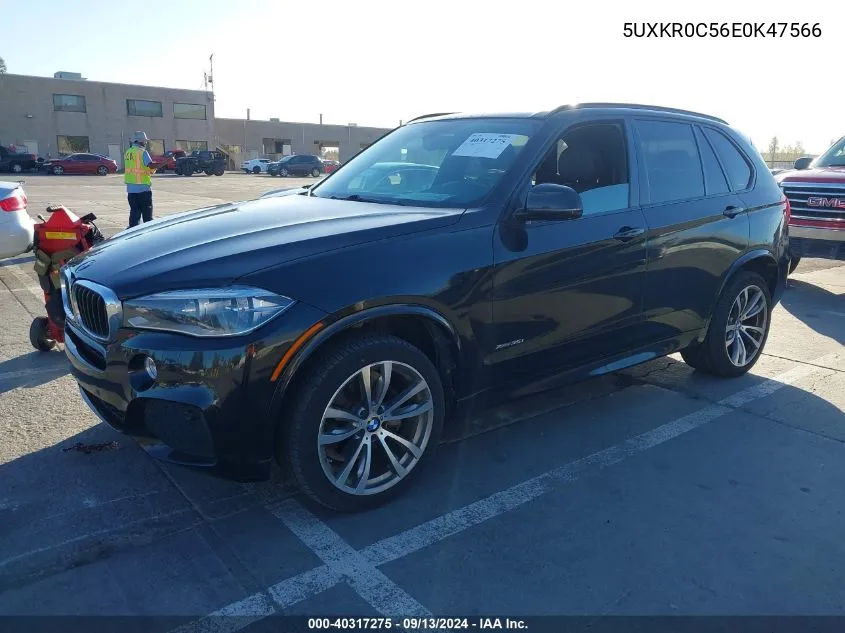 2014 BMW X5 xDrive35I VIN: 5UXKR0C56E0K47566 Lot: 40317275