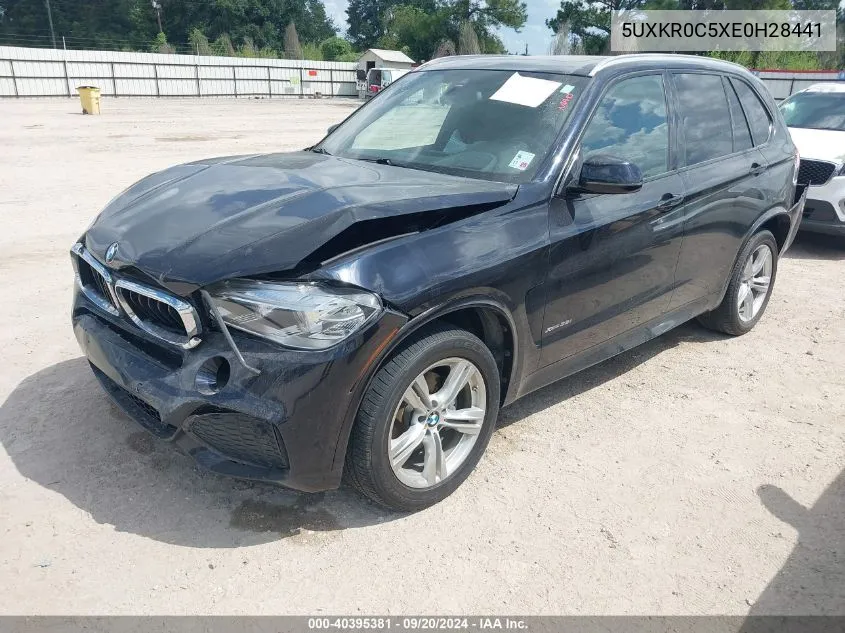 2014 BMW X5 xDrive35I VIN: 5UXKR0C5XE0H28441 Lot: 40395381