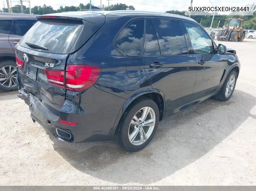 2014 BMW X5 xDrive35I VIN: 5UXKR0C5XE0H28441 Lot: 40395381