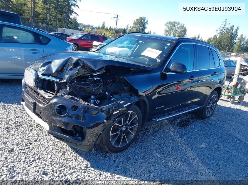 2014 BMW X5 xDrive35D VIN: 5UXKS4C59E0J93904 Lot: 40416382