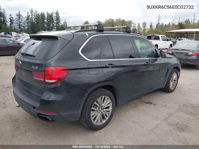 2014 BMW X5 xDrive50I VIN: 5UXKR6C56E0C02732 Lot: 40430893