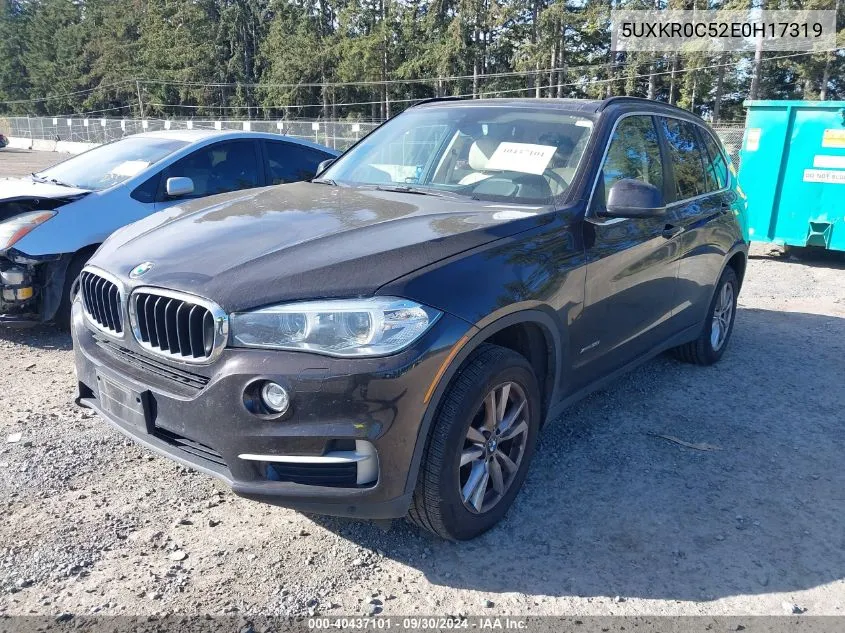 2014 BMW X5 xDrive35I VIN: 5UXKR0C52E0H17319 Lot: 40437101