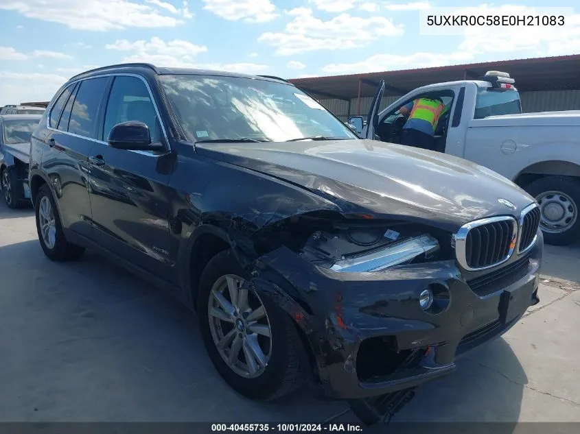 2014 BMW X5 xDrive35I VIN: 5UXKR0C58E0H21083 Lot: 40455735