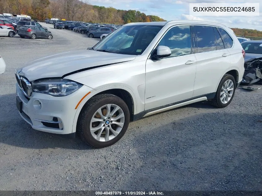 2014 BMW X5 xDrive35I VIN: 5UXKR0C55E0C24685 Lot: 40497079