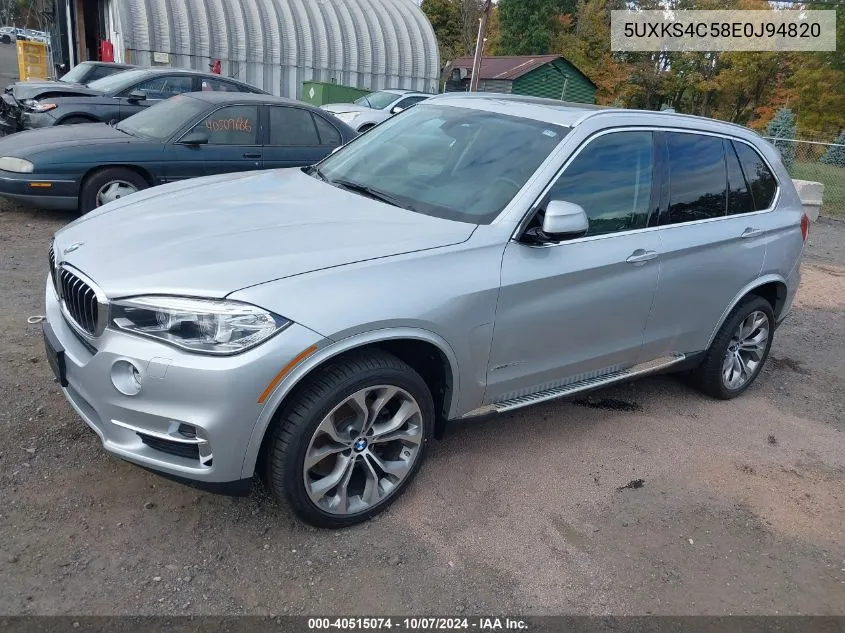 2014 BMW X5 xDrive35D VIN: 5UXKS4C58E0J94820 Lot: 40515074