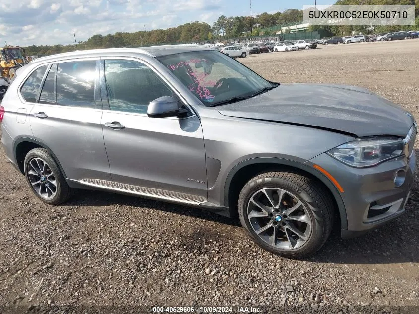 2014 BMW X5 xDrive35I VIN: 5UXKR0C52E0K50710 Lot: 40529606