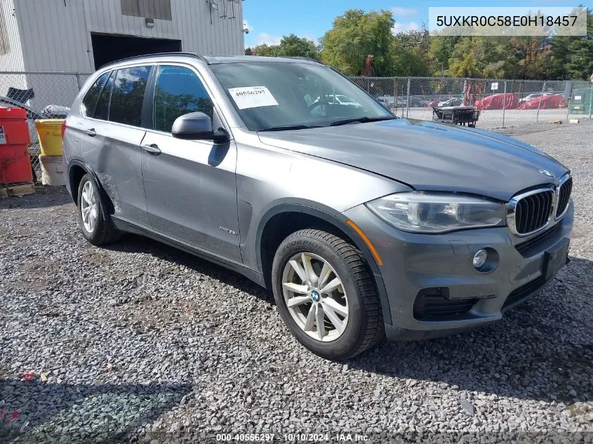 2014 BMW X5 xDrive35I VIN: 5UXKR0C58E0H18457 Lot: 40556297