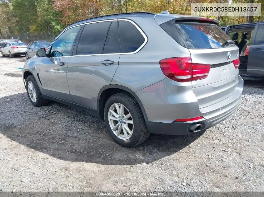 2014 BMW X5 xDrive35I VIN: 5UXKR0C58E0H18457 Lot: 40556297