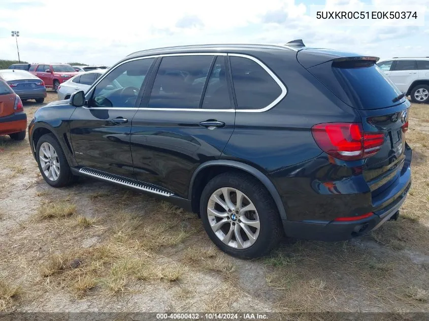 2014 BMW X5 xDrive35I VIN: 5UXKR0C51E0K50374 Lot: 40600432