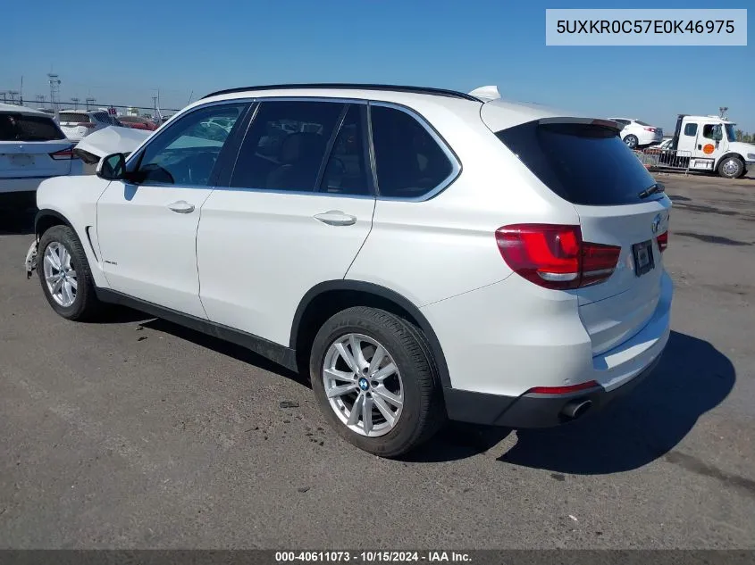 2014 BMW X5 xDrive35I VIN: 5UXKR0C57E0K46975 Lot: 40611073