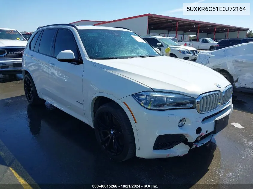 2014 BMW X5 xDrive50I VIN: 5UXKR6C51E0J72164 Lot: 40615266