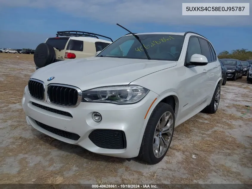 2014 BMW X5 xDrive35D VIN: 5UXKS4C58E0J95787 Lot: 40628861