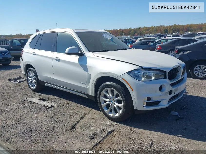 2014 BMW X5 xDrive35I VIN: 5UXKR0C51E0K42341 Lot: 40651975