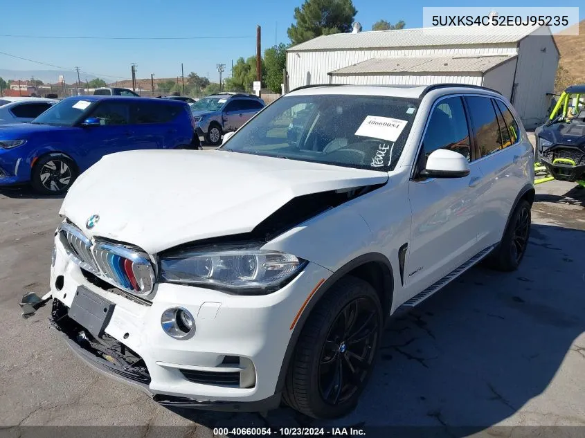 2014 BMW X5 xDrive35D VIN: 5UXKS4C52E0J95235 Lot: 40660054