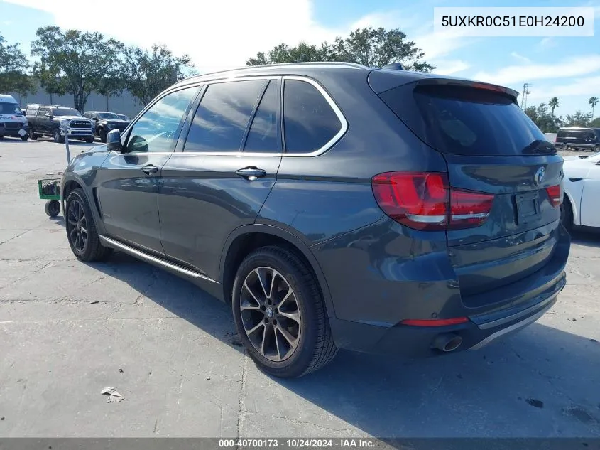 2014 BMW X5 xDrive35I VIN: 5UXKR0C51E0H24200 Lot: 40700173