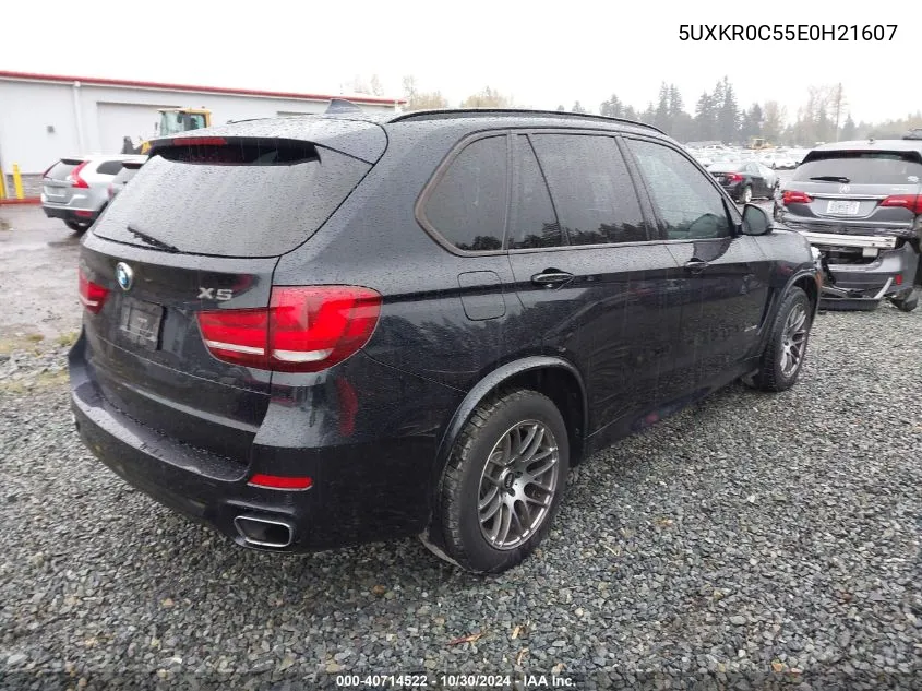 2014 BMW X5 xDrive35I VIN: 5UXKR0C55E0H21607 Lot: 40714522