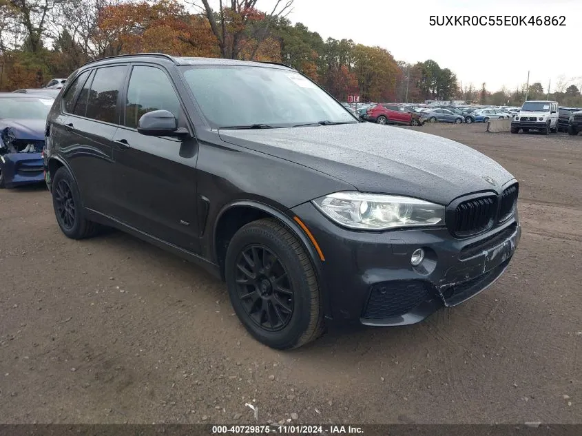 2014 BMW X5 xDrive35I VIN: 5UXKR0C55E0K46862 Lot: 40729875