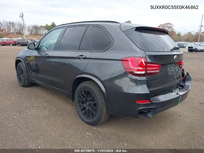 2014 BMW X5 xDrive35I VIN: 5UXKR0C55E0K46862 Lot: 40729875