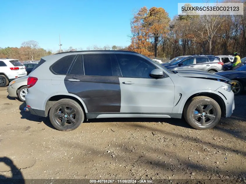 2014 BMW X5 xDrive50I VIN: 5UXKR6C53E0C02123 Lot: 40781267