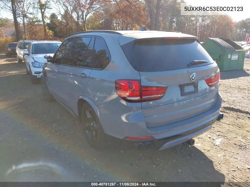 2014 BMW X5 xDrive50I VIN: 5UXKR6C53E0C02123 Lot: 40781267