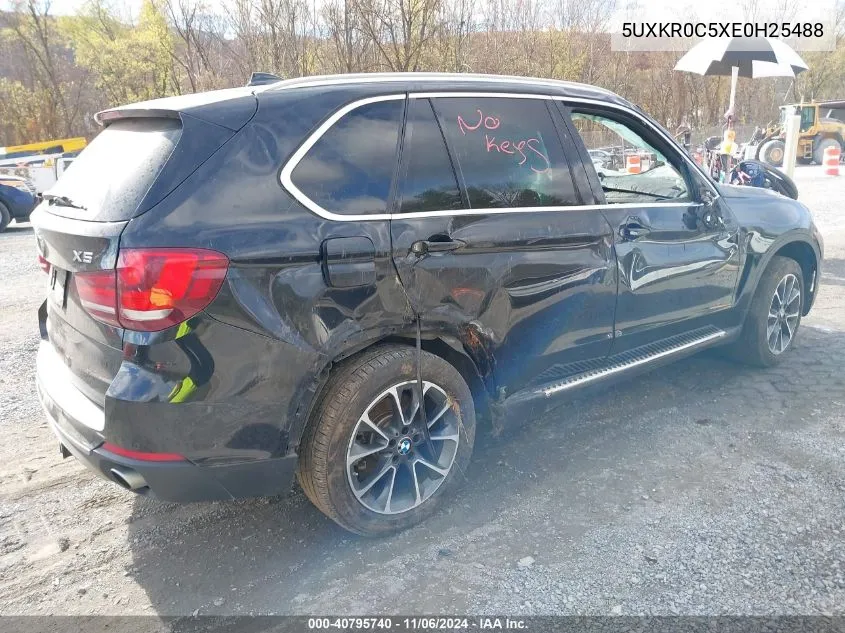 2014 BMW X5 xDrive35I VIN: 5UXKR0C5XE0H25488 Lot: 40795740