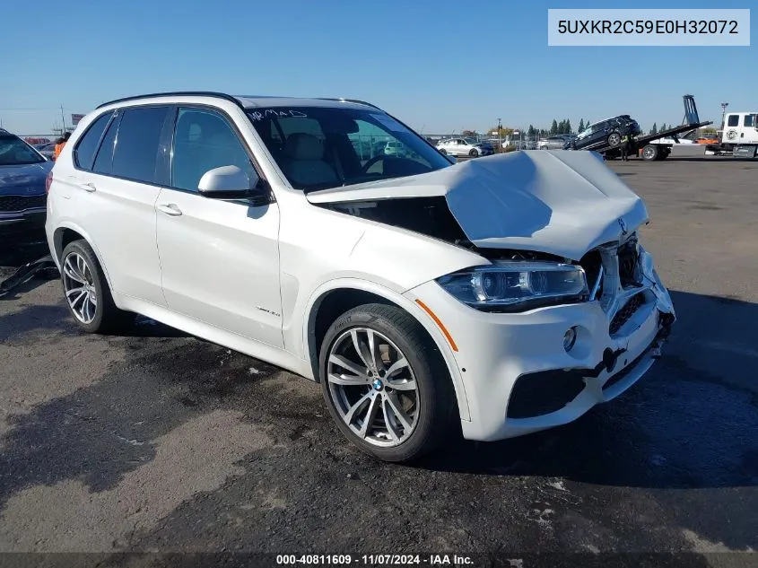 2014 BMW X5 Sdrive35I VIN: 5UXKR2C59E0H32072 Lot: 40811609