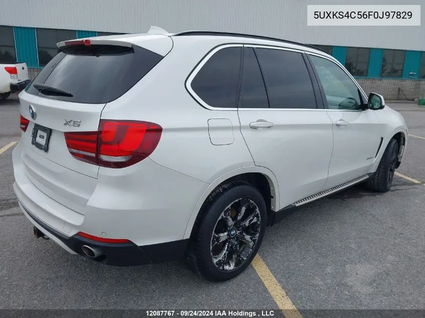 2015 BMW X5 xDrive35D VIN: 5UXKS4C56F0J97829 Lot: 12087767