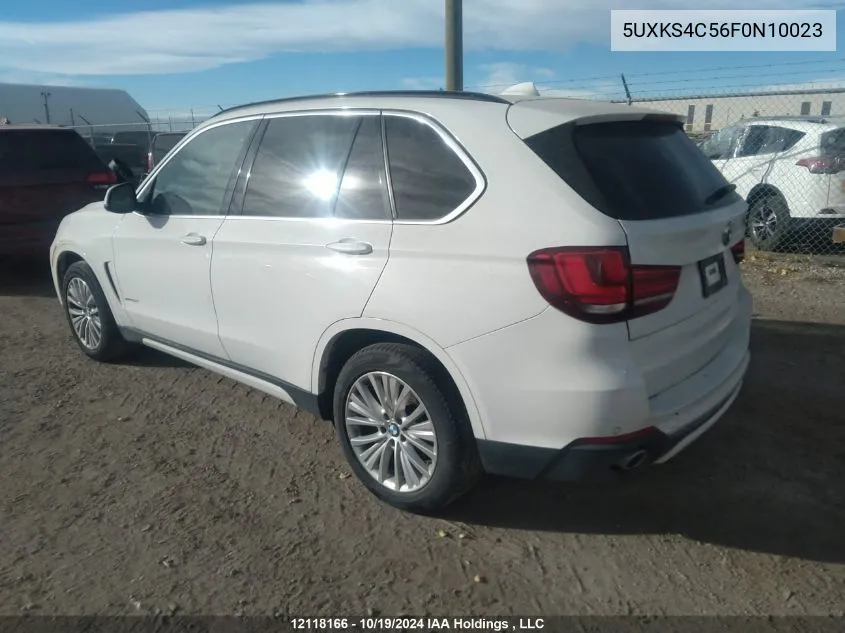 2015 BMW X5 xDrive35D VIN: 5UXKS4C56F0N10023 Lot: 12118166