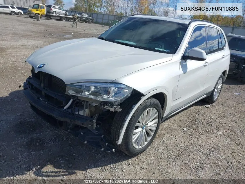 2015 BMW X5 VIN: 5UXKS4C57F0N10886 Lot: 12127882