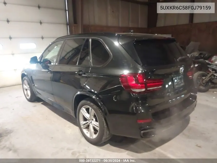 2015 BMW X5 xDrive50I VIN: 5UXKR6C58F0J79159 Lot: 39732271