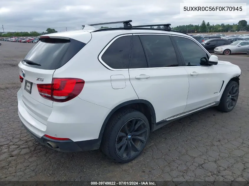 5UXKR0C56F0K70945 2015 BMW X5 xDrive35I