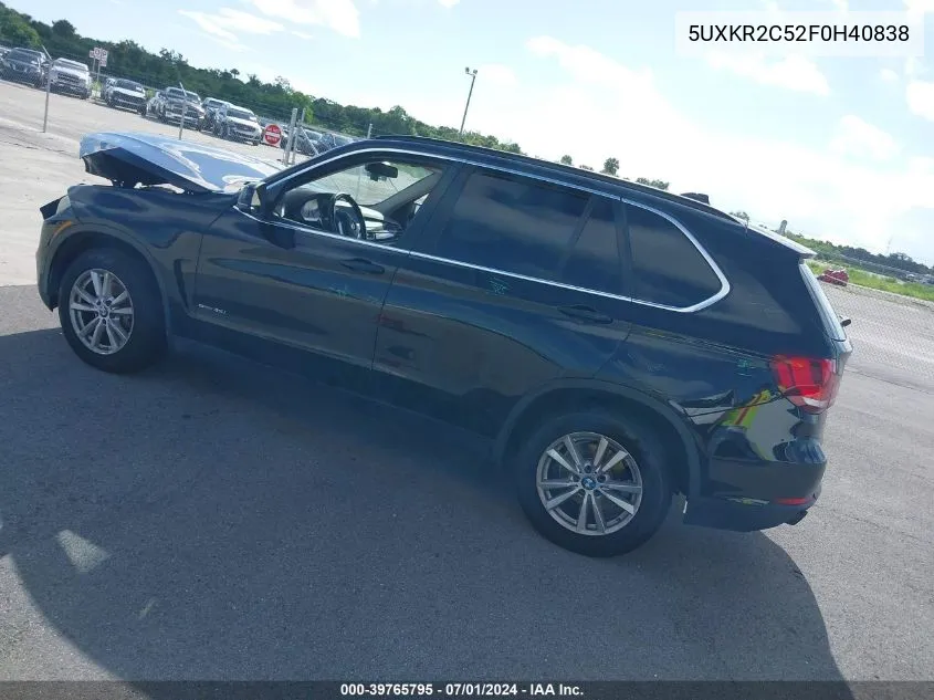 5UXKR2C52F0H40838 2015 BMW X5 Sdrive35I