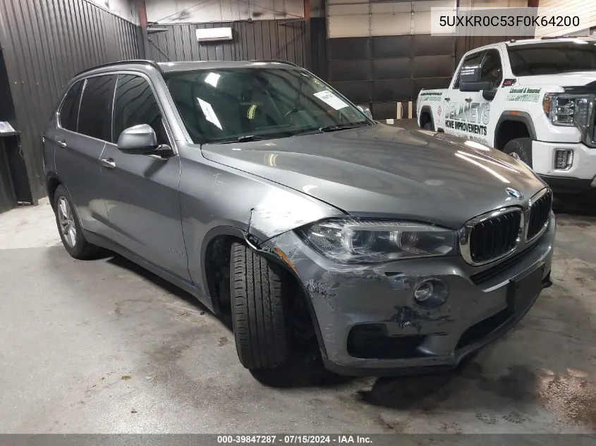 5UXKR0C53F0K64200 2015 BMW X5 xDrive35I